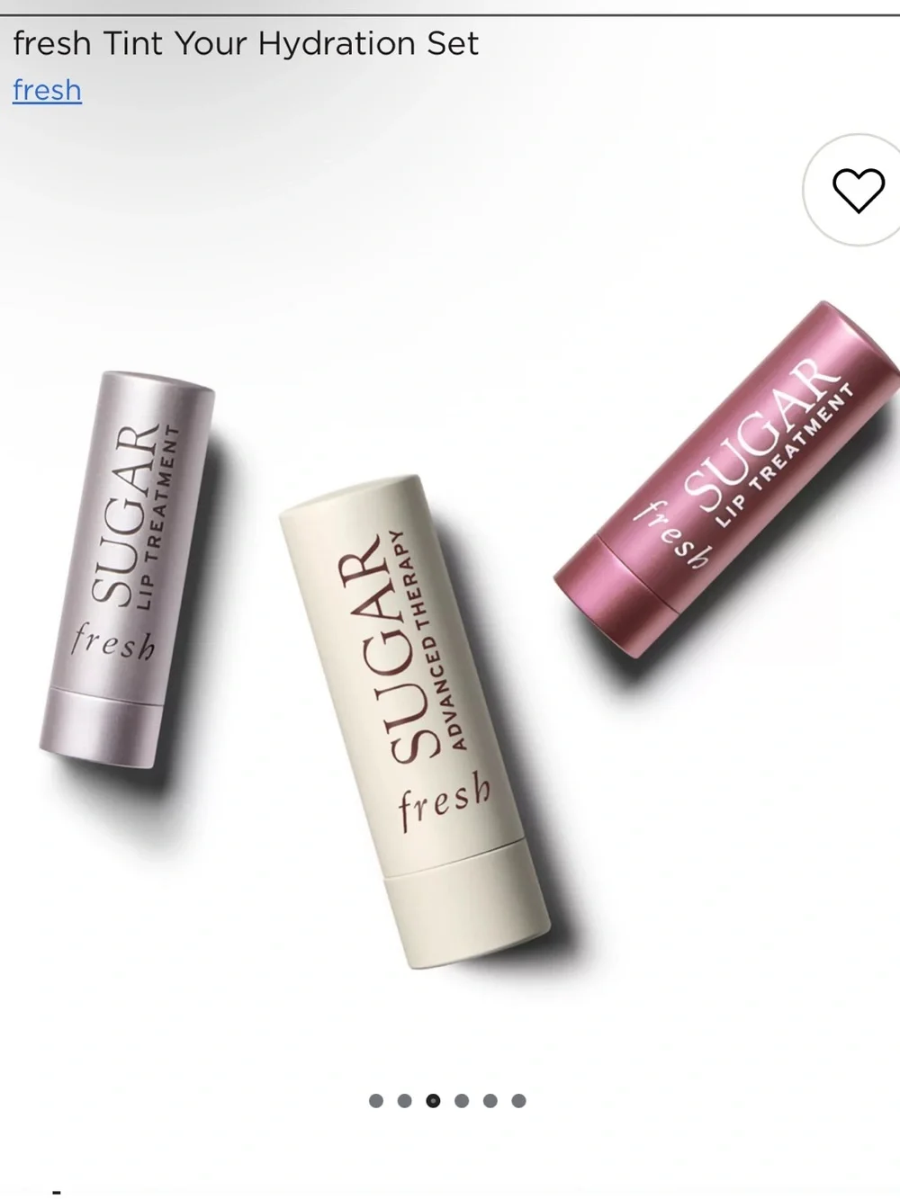 NWT fresh Tint Your Hydration 3 piece lip set